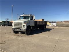 1979 International 2155 S/A Flatbed Dump Truck 