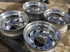 Freightliner 22.5 Polished Aluminum Wheels 