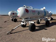 American Welding 1000-Gallon NH3 Tank On Ag Systems Running Gear 