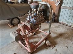 Ford Flathead V8 Engine On Stand 