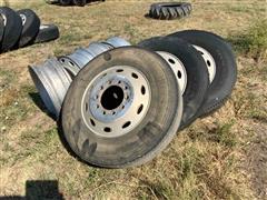 Alcoa 24.5 X 8.52 Aluminum Truck Wheels 