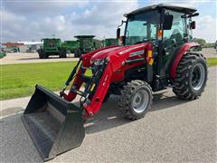 2021 Massey Ferguson 2860M MFWD Tractor W/Loader 