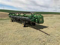 John Deere 224 Header W/Trailer 