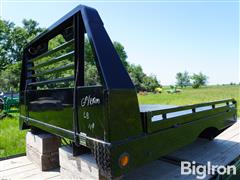 Hillsboro Industries 80"X102" Pickup Flatbed W/5th Wheel Ball & Collapsible Sides 
