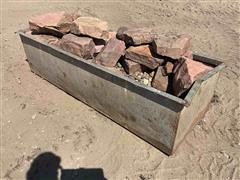 Landscaping Rocks & Storage Bin 