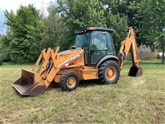 2002 Case 580 Super M 4x4 Loader Backhoe W/Extendahoe 