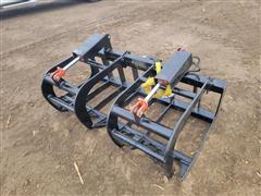 2023 Mid-State 60" Brush Grapple Skid Steer Attachment 