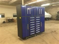 2021 Suihe Tool Chest Blue W/Upper Cabinets 