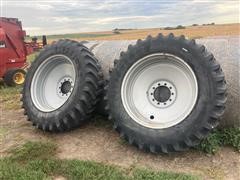 Firestone 18.4R42 Tires & Dual Rims 