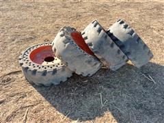 Bobcat 33X6X11 Solid Tires & Rims 