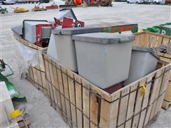 Case IH Insecticide Boxes w/ Brackets 