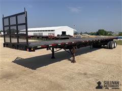 1996 Great Dane 80’ Extendable T/A Flatbed Trailer 