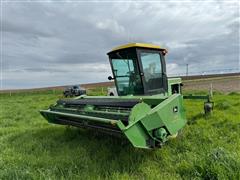 1981 John Deere 2320 Self-Propelled Windrower W/300 Twin Knife Header 