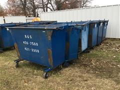 1 Yard Rear Load Dumpsters 