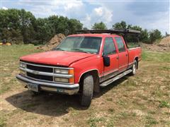 1998 Chevrolet 1500 4x4 Crew Cab Service Pickup 