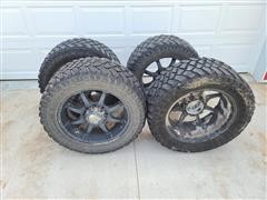 Firestone Destination 33x12.5-20 LT Aluminum Pickup Tires & Rims 