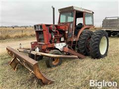 1974 International 1466 2WD Tractor W/Blade 