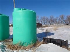 3000 Gallon Vertical Liquid Storage Poly Tank 