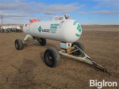 1000-Gallon Anhydrous Ammonia Tank Trailer 