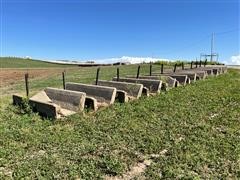 Concrete Fence-Line Feed Bunks 