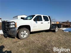 2014 Chevrolet Silverado 2500 HD 4x4 Crew Cab Flatbed Pickup 