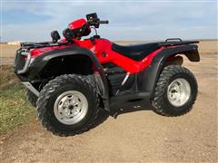 2011 Honda Rubicon TRX500FA 4x4 ATV 