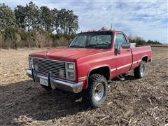 1986 Chevrolet K10 Silverado 4X4 Pickup 