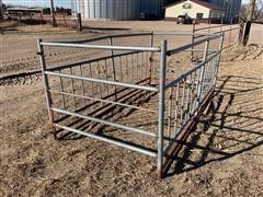 Shop Built Square Bale Feeder 