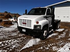 2004 GMC C7500 TopKick S/A Flatbed Truck 