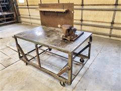 Steel Work Bench & Vise 