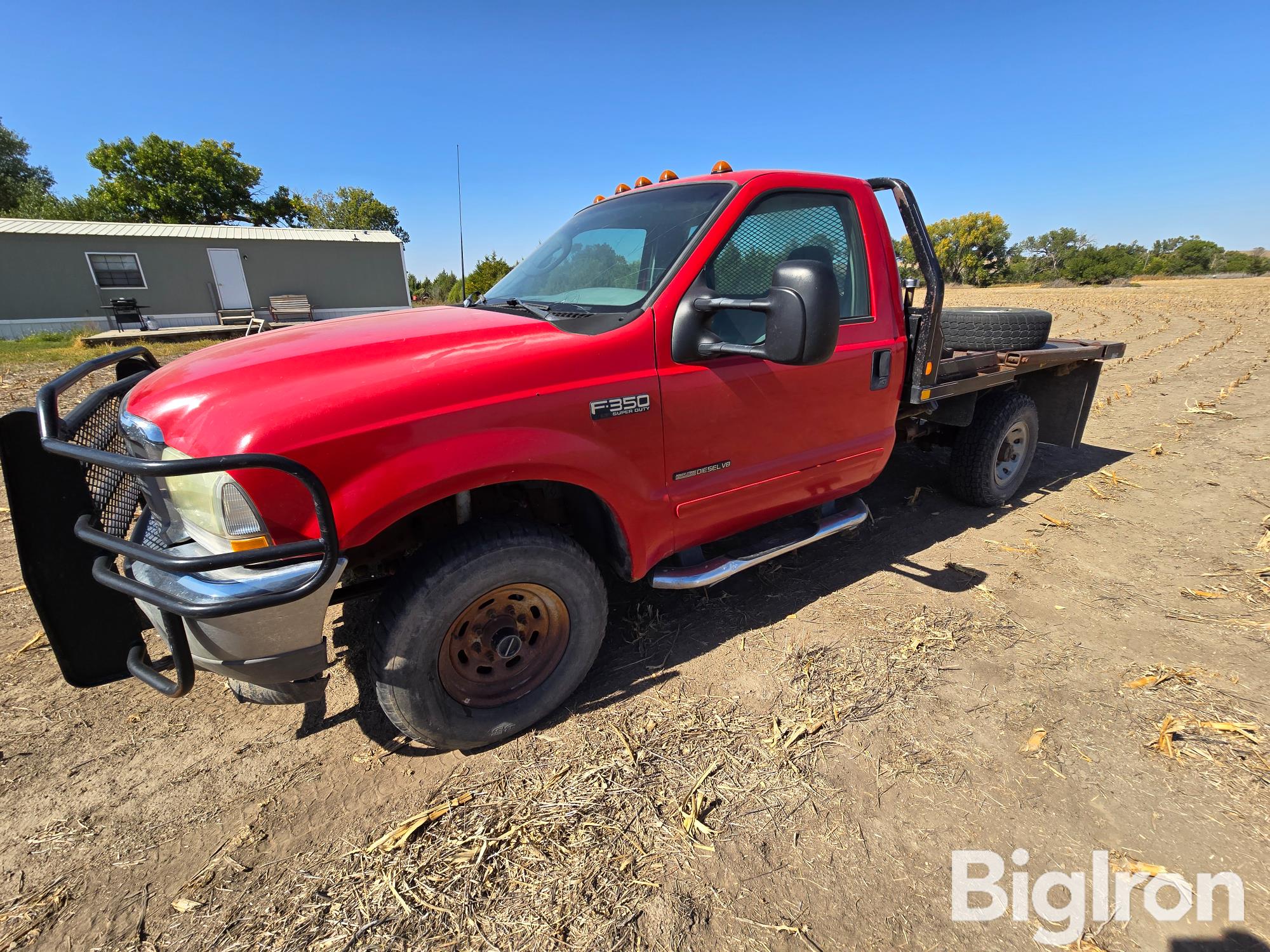 2003 Ford F350 XLT Super Duty 4x4 Flatbed Pickup W/HydraBed 