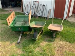 John Deere Yard Cart & Wheel Barrows 