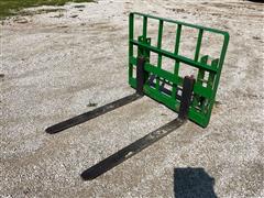 2019 John Deere/MDS JD148 Loader Pallet Fork Attachment 