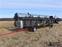 2012 AGCO 8200 30' Flex Header W/Trailer 