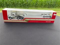 First Gear Mack Granite With Tri/A Lowboy Trailer 1:64 Scale Model 