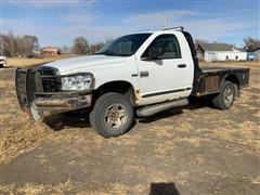 2007 Dodge RAM 2500 HD 4x4 Flatbed Pickup 