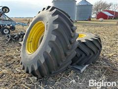 Bkt TR-137 30.5L-32 Combine Tires & Rims 