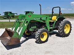 1997 John Deere 5300 MFWD Tractor W/Loader 