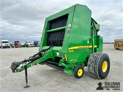 2012 John Deere 568 MegaWide Plus Round Baler 