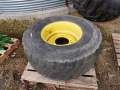 445/65R22.5 Tire W/10 Bolt Rim 