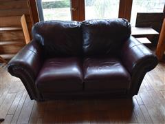 Lane Leather Couch 