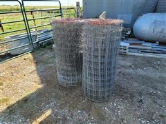 Red Brand 4' X 100' Rolls Of Fencing 