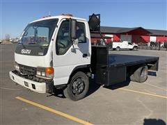 2005 Isuzu NQR S/A Cabover Flatbed Truck 