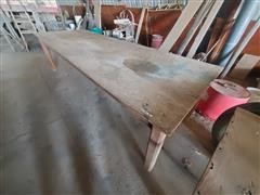 Wood Tables & Shelving 