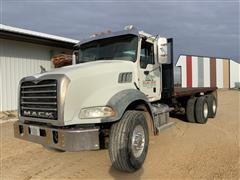 2014 Mack Granite T/A Flatbed Truck 