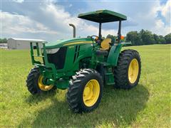 2015 John Deere 6105D MFWD Tractor 