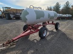 1000 Gallon Ammonia Tank W/cart 