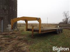 1977 Shop Built Tri/A Gooseneck Trailer 