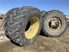 Btk Agrimax RT 765 710/70R42 Tires And Rims 