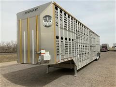 2021 Merritt Gold Line Cattle Drive DDL Tri/A Livestock Trailer 